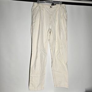 Vintage American Eagle Outfitters Classic Cream Chinos with Straight Leg Cut